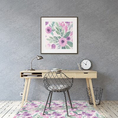 Tapete para escritório Padrão floral