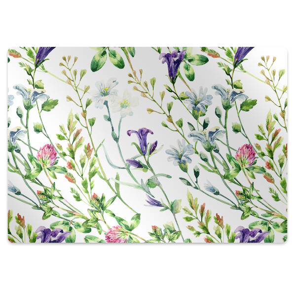Tapete para escritório Flores silvestres