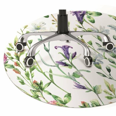 Tapete para escritório Flores silvestres