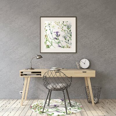 Tapete para escritório Flores silvestres