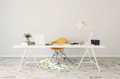 Tapete para escritório Flores silvestres
