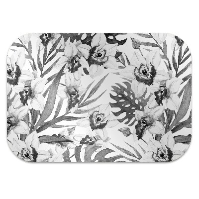 Tapete para cadeira de escritório Folhas e flores