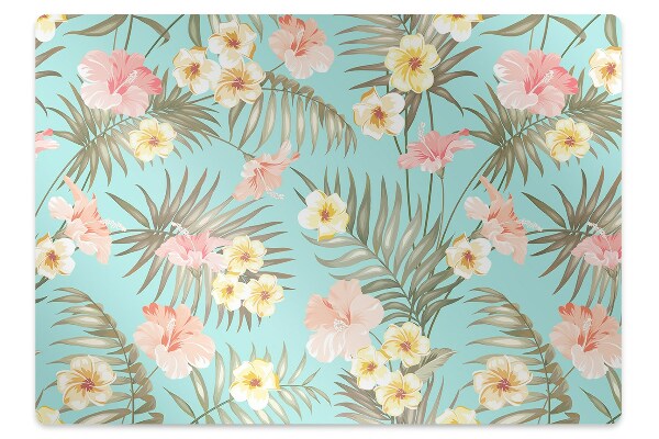 Tapete para escritório Flores em tons pastel