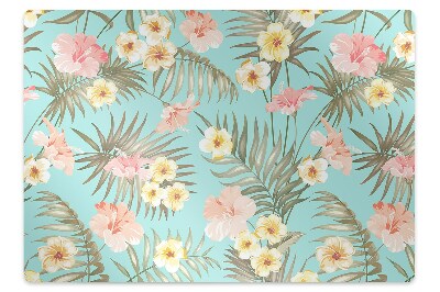 Tapete para escritório Flores em tons pastel