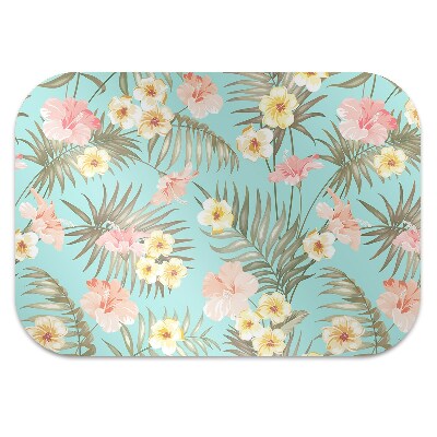 Tapete para escritório Flores em tons pastel