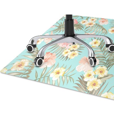 Tapete para escritório Flores em tons pastel