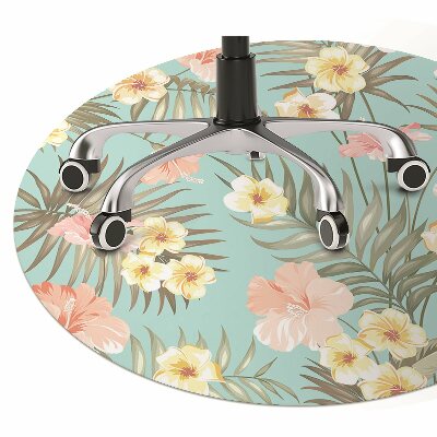Tapete para escritório Flores em tons pastel