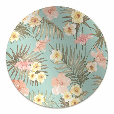 Tapete para escritório Flores em tons pastel
