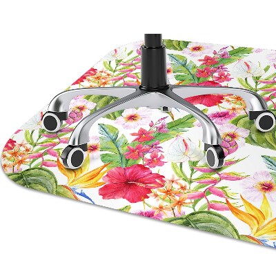 Tapete escritório Hibisco exótico