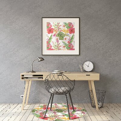 Tapete escritório Hibisco exótico