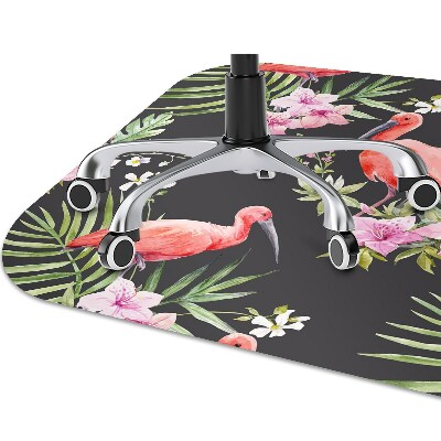 Tapete para escritório Flamingo preto