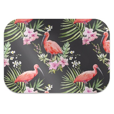Tapete para escritório Flamingo preto