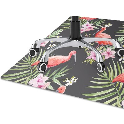 Tapete para escritório Flamingo preto