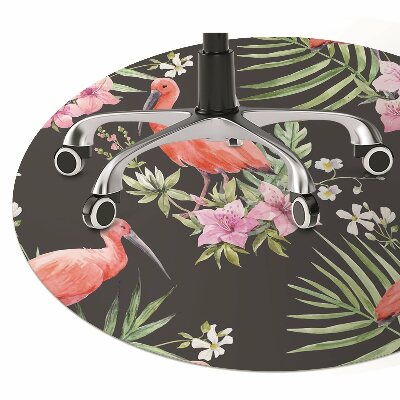 Tapete para escritório Flamingo preto