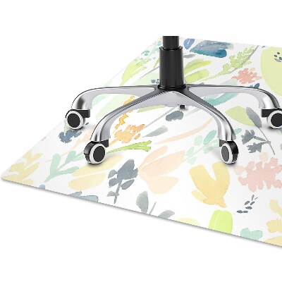 Tapete para cadeira de escritório Flores