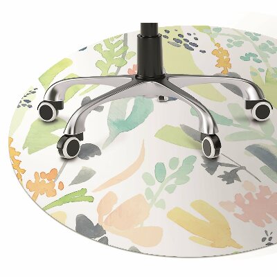 Tapete para cadeira de escritório Flores
