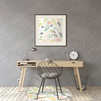 Tapete para cadeira de escritório Flores