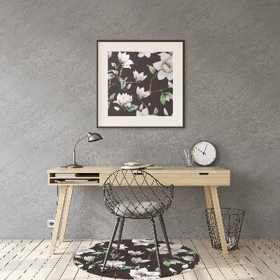 Tapete para escritório Flores pintadas