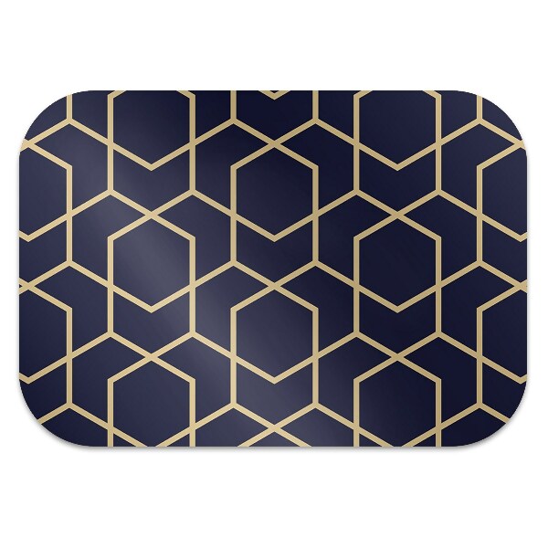 Tapete para escritório Padrão dourado