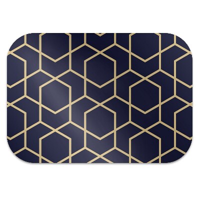 Tapete para escritório Padrão dourado