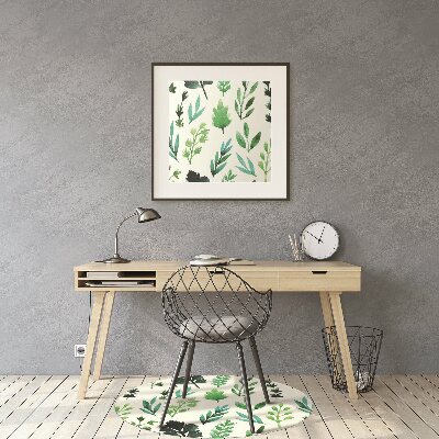 Tapete para cadeira de escritório Flores silvestres
