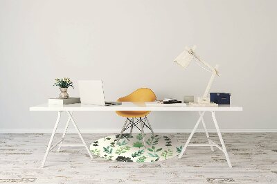 Tapete para cadeira de escritório Flores silvestres