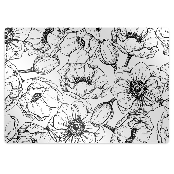 Tapete para escritório Motivo floral