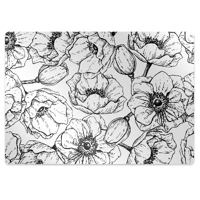 Tapete para escritório Motivo floral