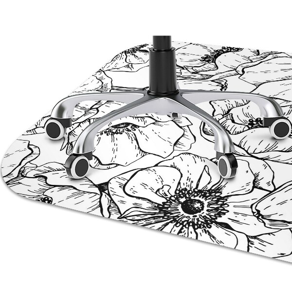 Tapete para escritório Motivo floral