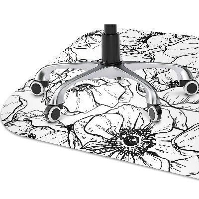 Tapete para escritório Motivo floral