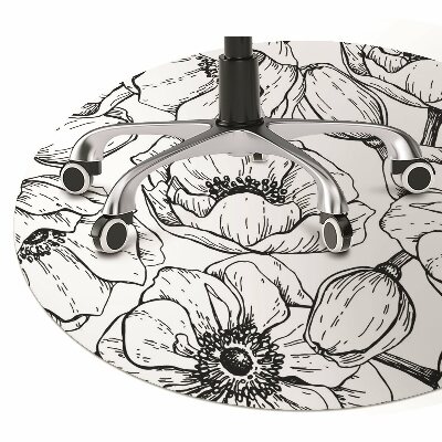 Tapete para escritório Motivo floral