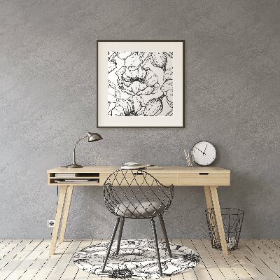 Tapete para escritório Motivo floral