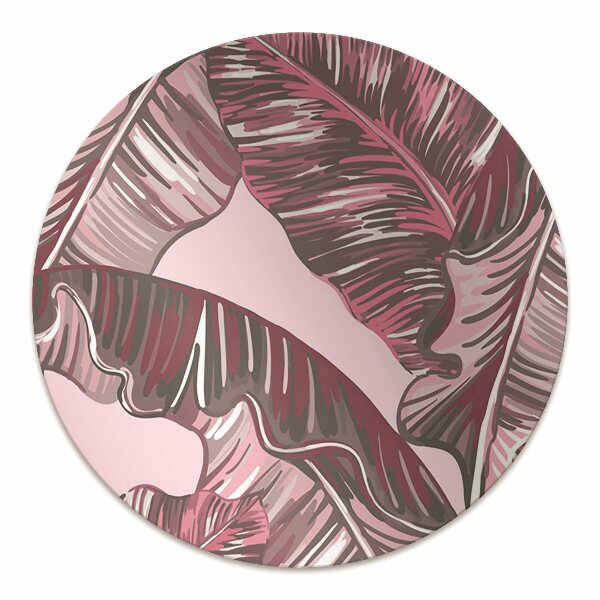 Tapete para escritório Palmeira rosa