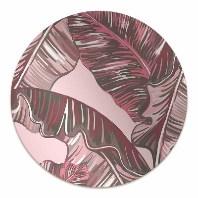 Tapete para escritório Palmeira rosa