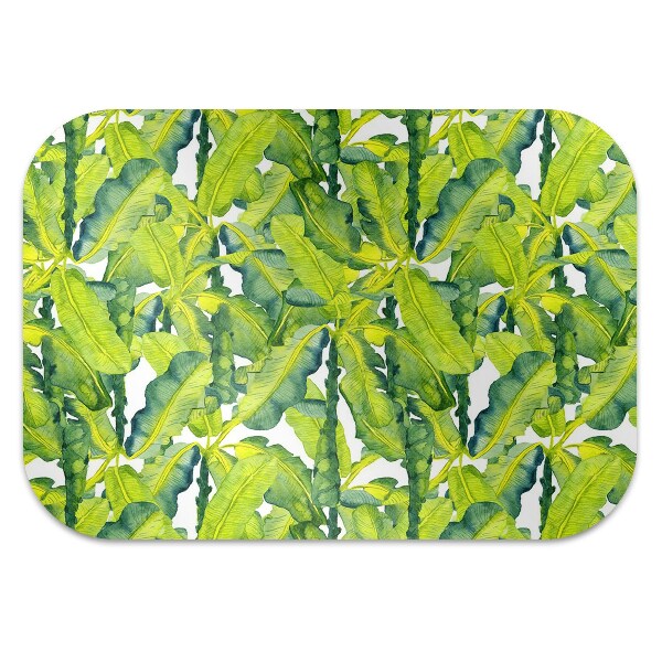 Tapete escritório Folhas de aquarela