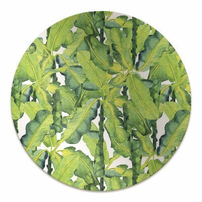 Tapete escritório Folhas de aquarela