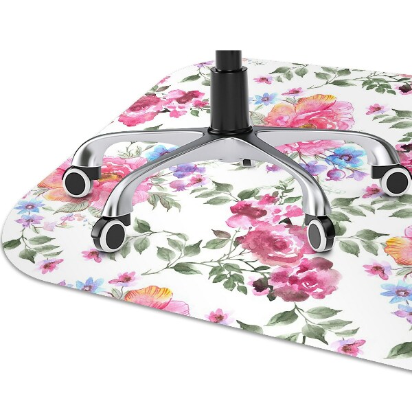 Tapete para cadeira de escritório Rosas estilo vintage
