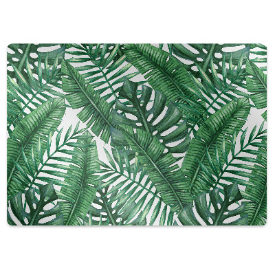 Tapete para cadeira de escritório Folha de Monstera