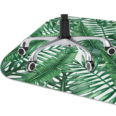 Tapete para cadeira de escritório Folha de Monstera