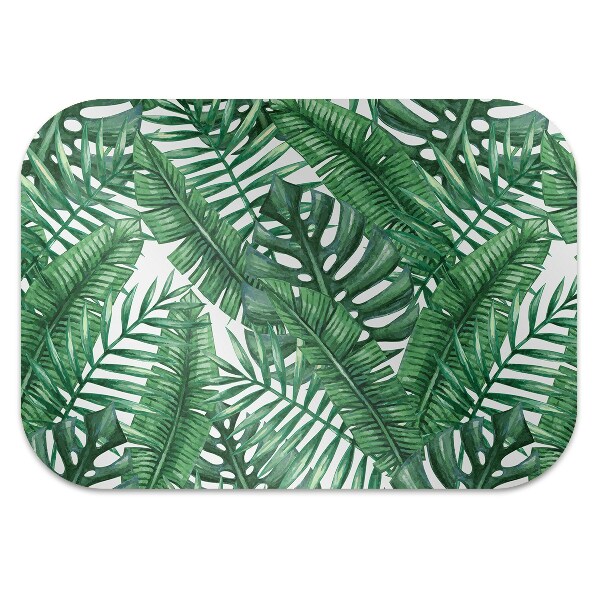 Tapete para cadeira de escritório Folha de Monstera