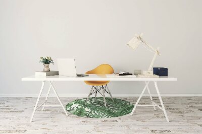 Tapete para cadeira de escritório Folha de Monstera
