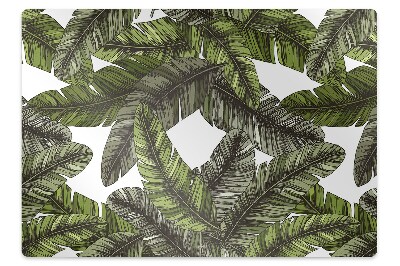 Tapete para cadeira de escritório Folhas da Selva