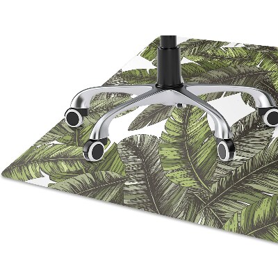 Tapete para cadeira de escritório Folhas da Selva