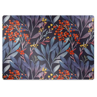 Tapete para cadeira de escritório Imagem de flores