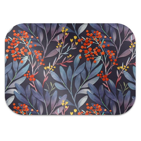 Tapete para cadeira de escritório Imagem de flores