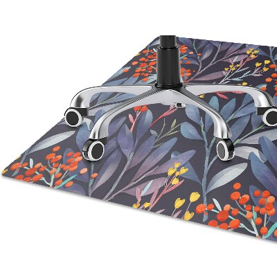 Tapete para cadeira de escritório Imagem de flores