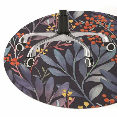 Tapete para cadeira de escritório Imagem de flores