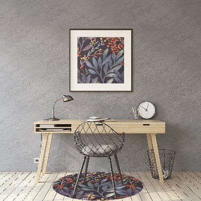 Tapete para cadeira de escritório Imagem de flores