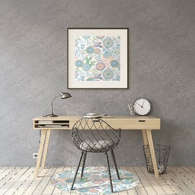 Tapete para escritório Flores vintage