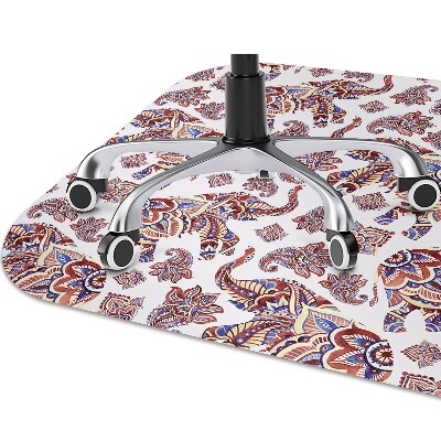Tapete para cadeira de escritório Elefante Paisley